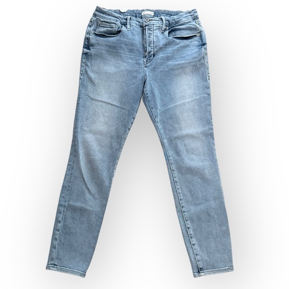Good American Classic Ankle Skinny Jeans EUC - Picture 3 of 7